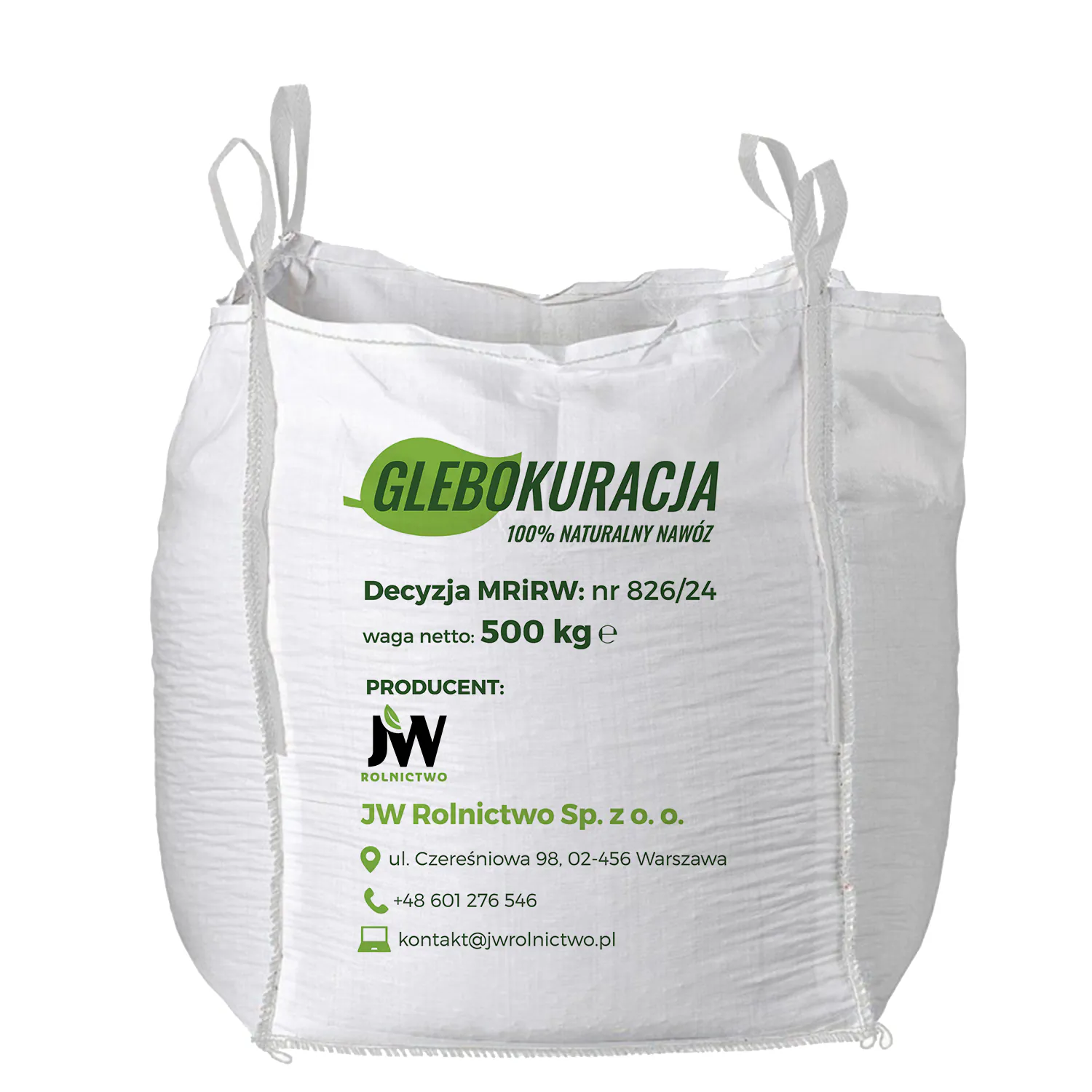 Kurací hnoj organický granulovaný BIG-BAG (500kg) hnojivo Glebokuracja
